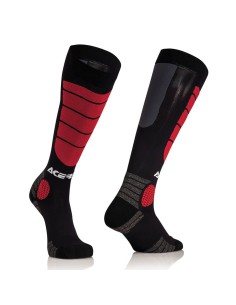 Calcetines Acerbis Mx Impact Negro/rojo