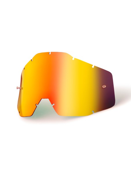 LENTE 100% ANTI FOG (ESPEJO ROJA)