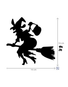 Adhesivo Bruja 10X10