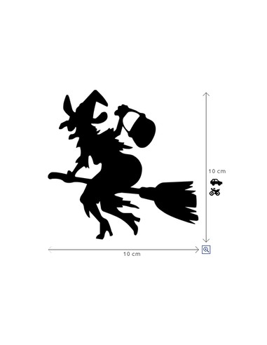 Adhesivo Bruja 10X10