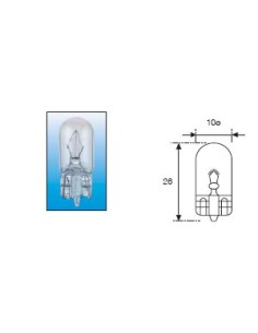 Lampara Cuña Amolux 12V T10