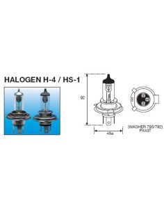 Lampara Faro Amolux 12V (HS-1)