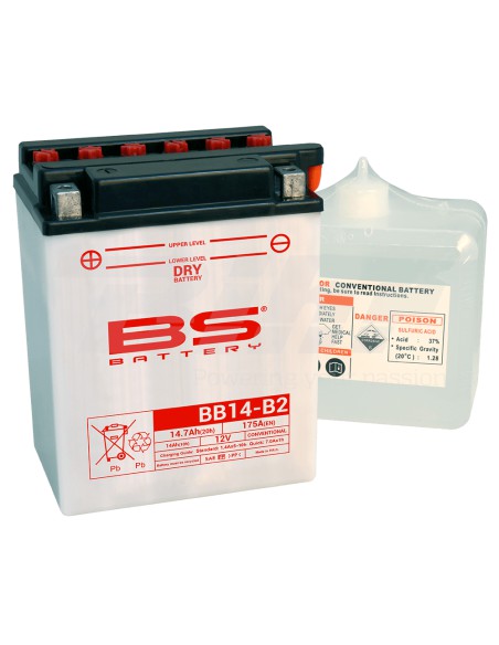 Batería BS YB14-B2 (fresh pack)