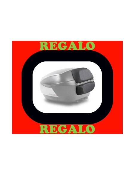 Baúl SHAD SH48 + tapa carbono + respaldo