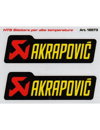 Adhesivo Akrapovic alta temperatura 2 unidades