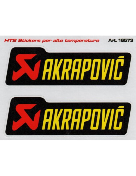 Adhesivo Akrapovic alta temperatura 2 unidades