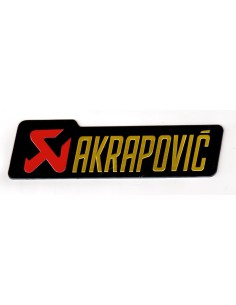 Adhesivo Akrapovic aluminio 140x40mm