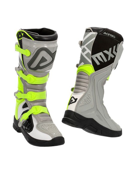 BOTAS ACERBIS X-TEAM gris-amarillo