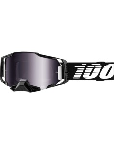 GAFAS 100% ARMEGA NEGRO/PLATA ESPEJO