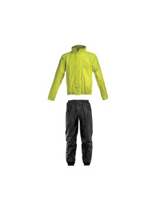 Ropa Impermeable Acerbis Rain Logo Fluor