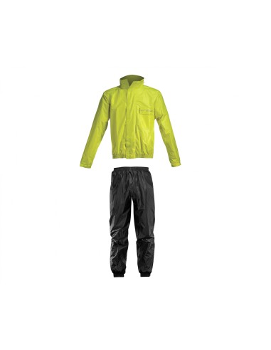 Ropa Impermeable Acerbis Rain Logo Fluor