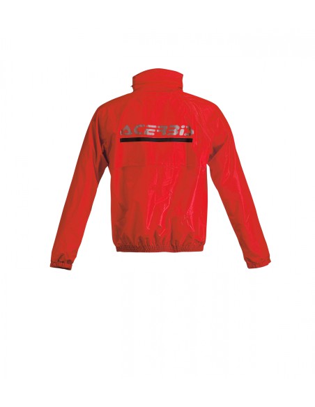 Ropa Impermeable Acerbis Rain Logo Rojo
