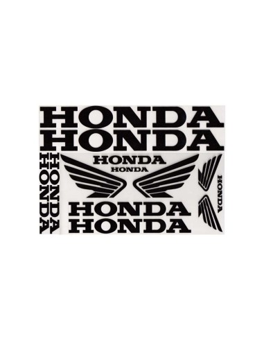 KIT 13 ADHESIVOS BARNIZABLES HONDA