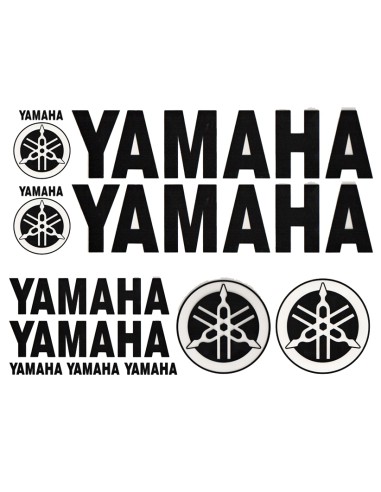 KIT 13 ADHESIVOS BARNIZABLES YAMAHA