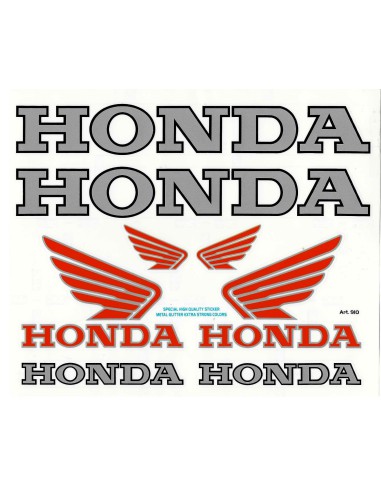 KIT 6 ADHESIVOS HONDA