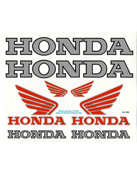 KIT 6 ADHESIVOS HONDA