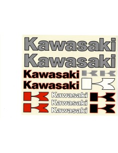 KIT 13 ADHESIVOS KAWASAKI