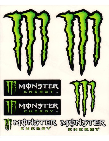 KIT 7 ADHESIVOS MONSTER 20X24