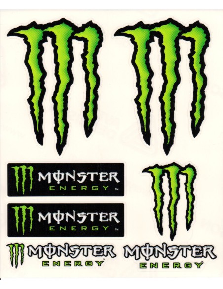 KIT 7 ADHESIVOS MONSTER 20X24