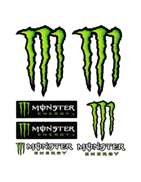 KIT 7 ADHESIVOS MONSTER 16X14