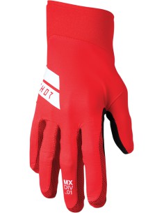 GUANTES THOR AGILE RED/WHITE