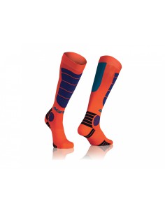 Calcetines Acerbis Mx Impact Naranja/Azul