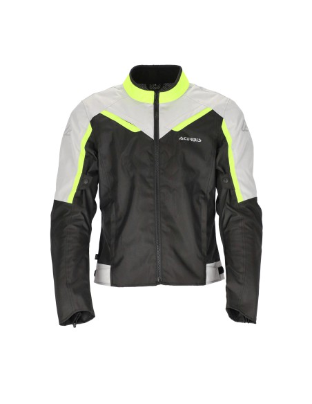 Chaqueta Acerbis CE  X-MAN JACKET grey/yellon
