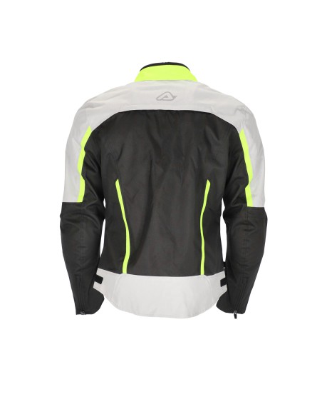 Chaqueta Acerbis CE  X-MAN JACKET grey/yellon