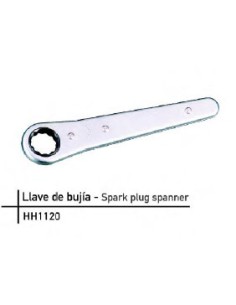Llave bujía carraca