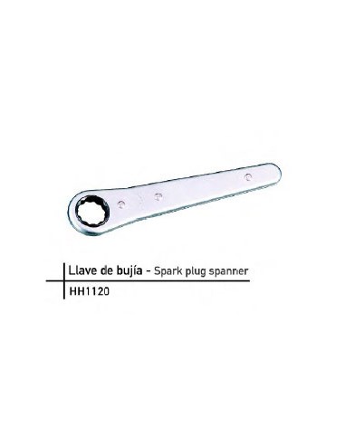 Llave bujía carraca