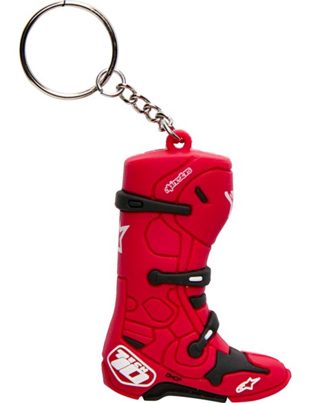 LLAVERO BOTA TECH 10 ROJA