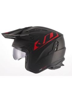 CASCO UFO SHERATA NEGRO rojo