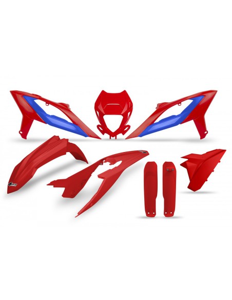 FULL KIT PLASTICOS UFO BETA RR 2023-24 ROJO/AZUL