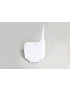 Portanumeros frontal Ufo Honda CR 95/99 blanco