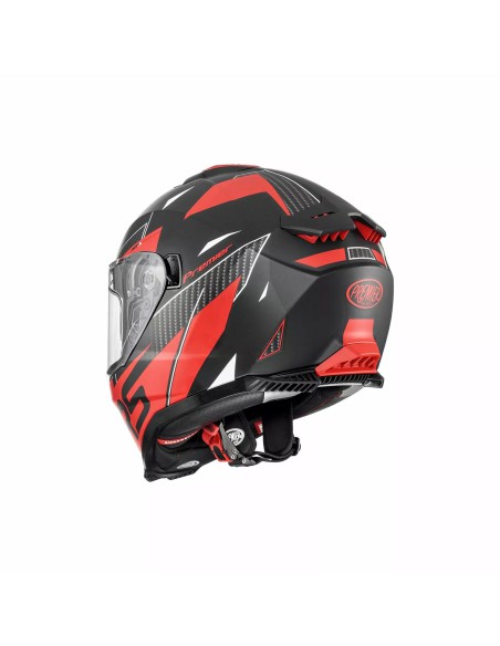 Casco Premier Typhoon rojo