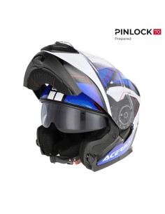 Casco Acerbis Serel Azul/blanco 2