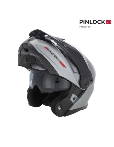 casco Acerbis Rider gris
