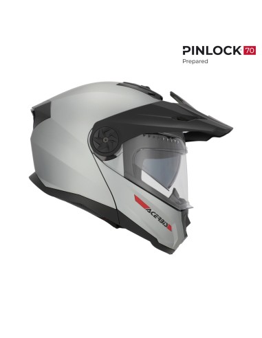 casco Acerbis Rider gris