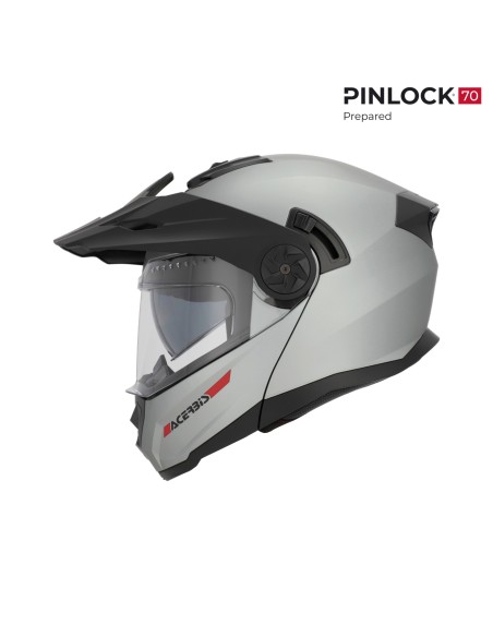 casco Acerbis Rider gris