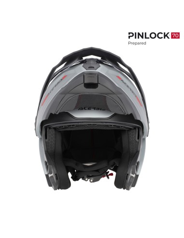 casco Acerbis Rider gris