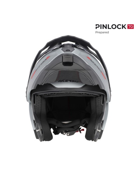 casco Acerbis Rider gris