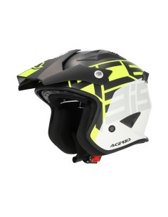 Casco Acerbis Jet ARIA Negro/fluor