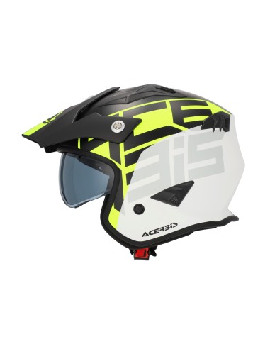 Casco Acerbis Jet ARIA Negro/fluor
